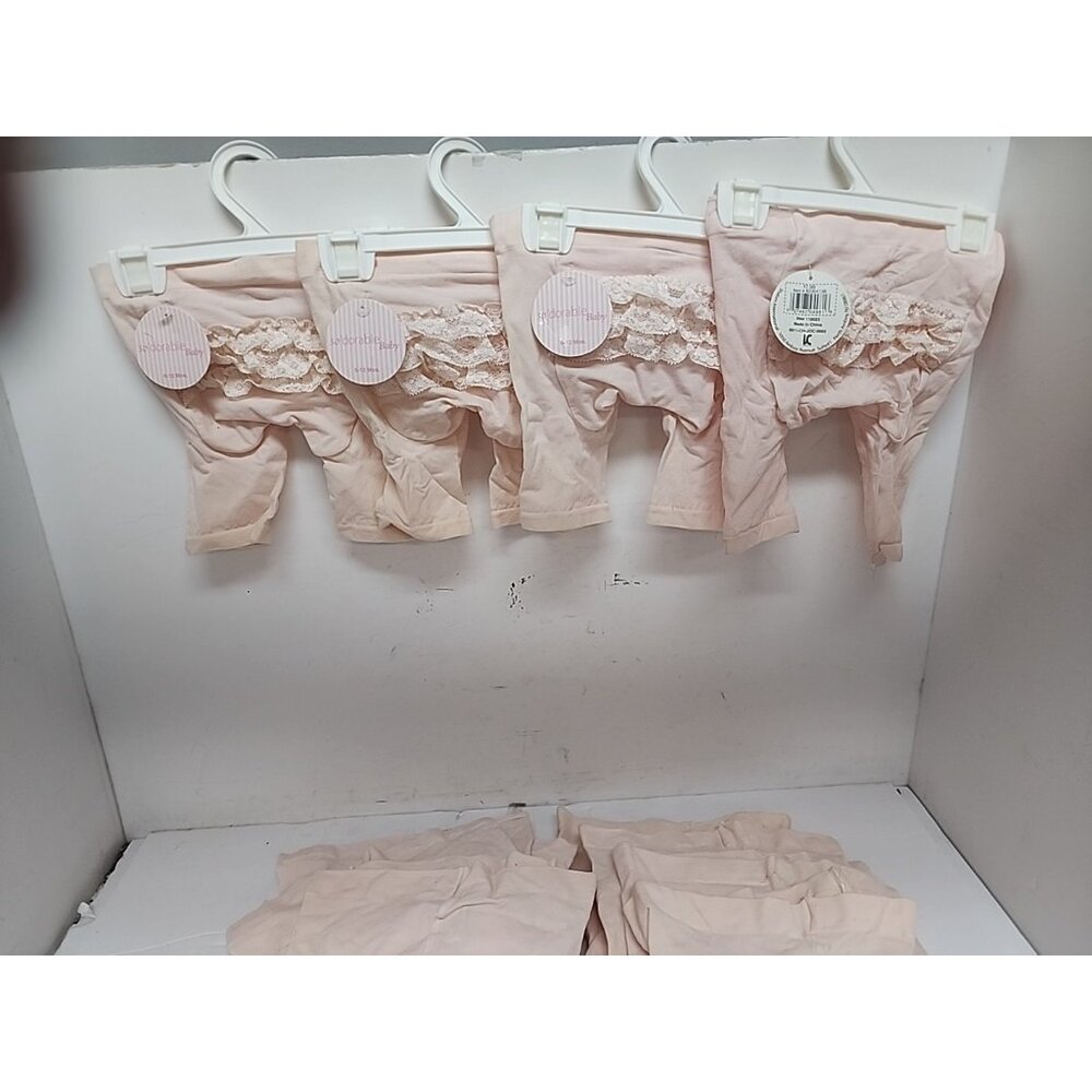 Sodorable Baby Infant Girl's Ruffled Leggings Pink Size 12 Months 16 Pieces New